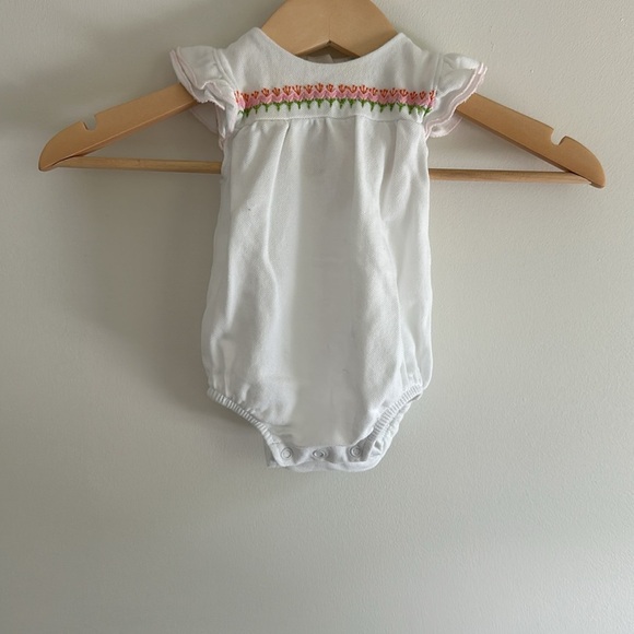 BELLA BLISS WHITE EMBROIDERED ONE PIECE - Picture 1 of 4